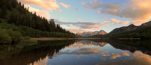 silver lake sunset